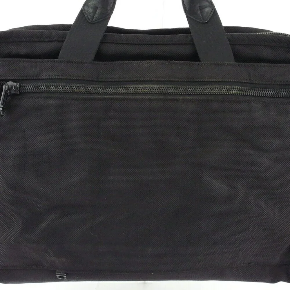 TUMI Business bag Black red Women 26801DH Authentic secondhand